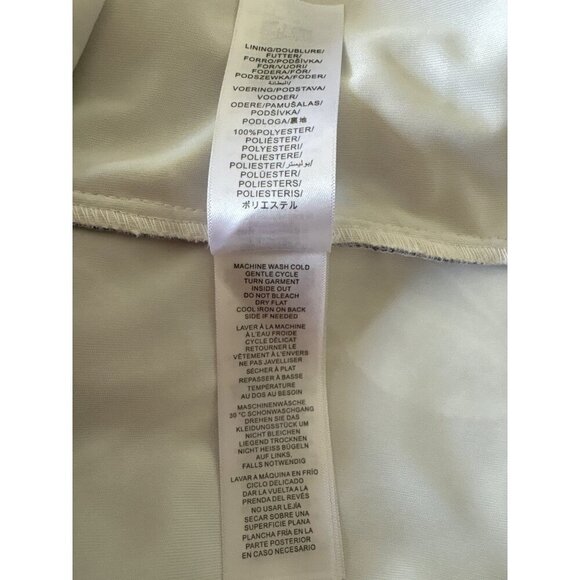 Adrianna Papell NWT $159 Blue Leaf Embroidered A-Line Dress, Women's Size 14 - Picture 12 of 12